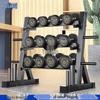 Yushuo 140kg Steel Encased Dumbbell Set