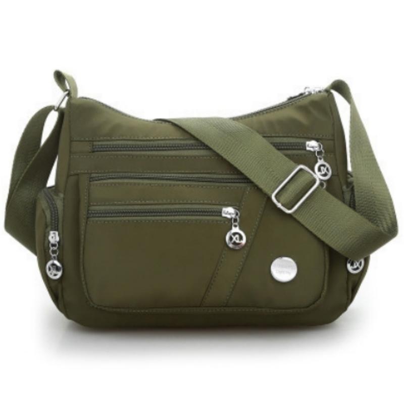 Women's Cloth Bag Shoulder Bag Waterproof Nylon Cloth Women's Bag Japanese and Korean Shoulder Oblique Span Bag Casual Bag