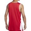 Nike Color Block Breathable V-Neck Sleeveless Basketball Jersey Men tops University-Red HF0519-657