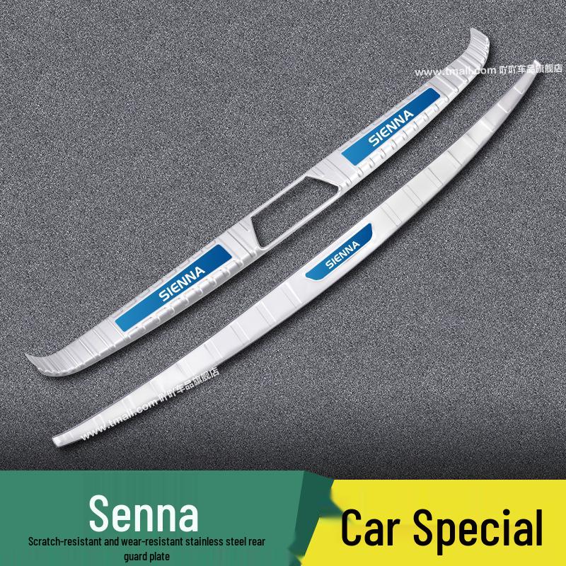 Loch Rear Trunk & Bumper Protector for Toyota Sienna, Includes 23 Grevia Trim Strips & Car Stickers