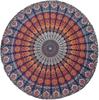 Mandala Round Tapestry Home Wall Art Decor Hippie Baho Yoga Mat Bohemian Round Beach Bedspread Round Picnic Tapestry 100 % Cotton Tapestry