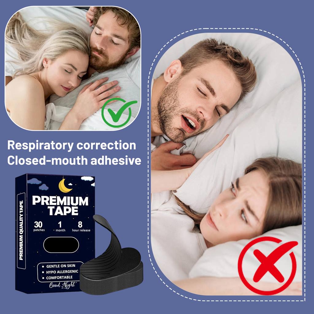 Adult Snoring Relief Chin Strap Mouth Closure Aid Tape For Correcting Breathing And Keeping Mouth Closed