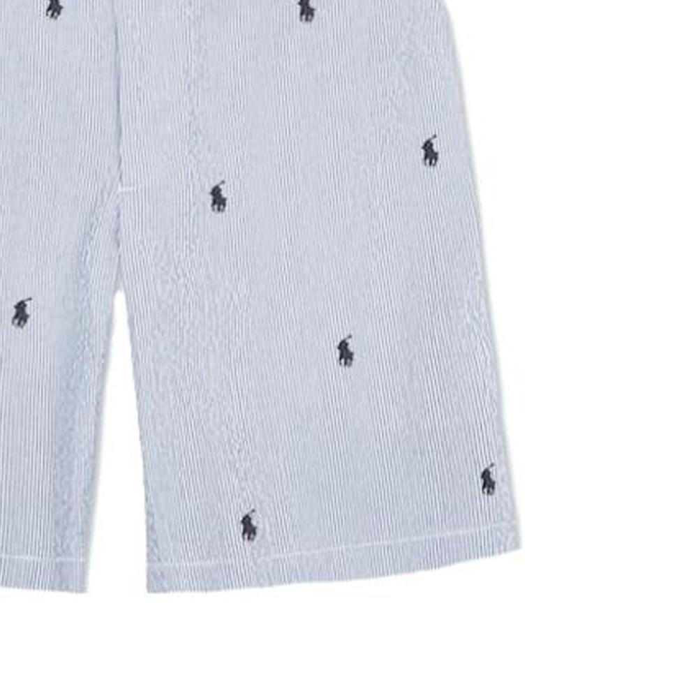 Polo Ralph Lauren Ss23 Boys Striped Animal Pattern Casual Shorts Kids Shorts Blue 323791763-001