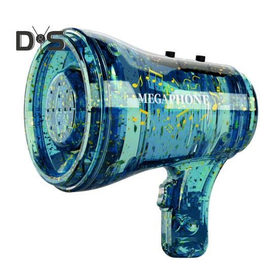 

Мини-рог брелок записываемый ручной динамик музыкальный плеер сумка подвески игрушка для смены голоса для вечеринок и мероприятий синий