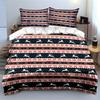 Christmas Reindeer Nordic Pattern Bedding Set Bedding Set (1 Duvet Cover, 2 Pillowcases, Duvet Not Included)