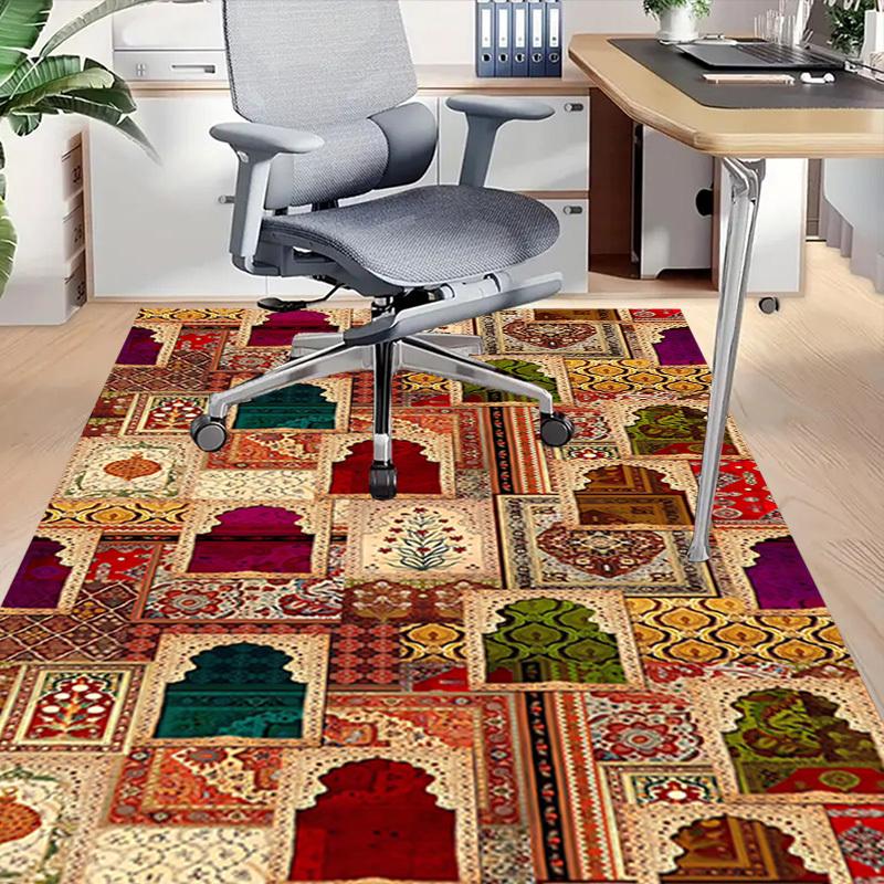 1PC Arches Patterns Extra Large Non Slip Floor carpet, Office, family, bedroom, Studio Large Area Rug Indoor Rugs, Vibrant Colors