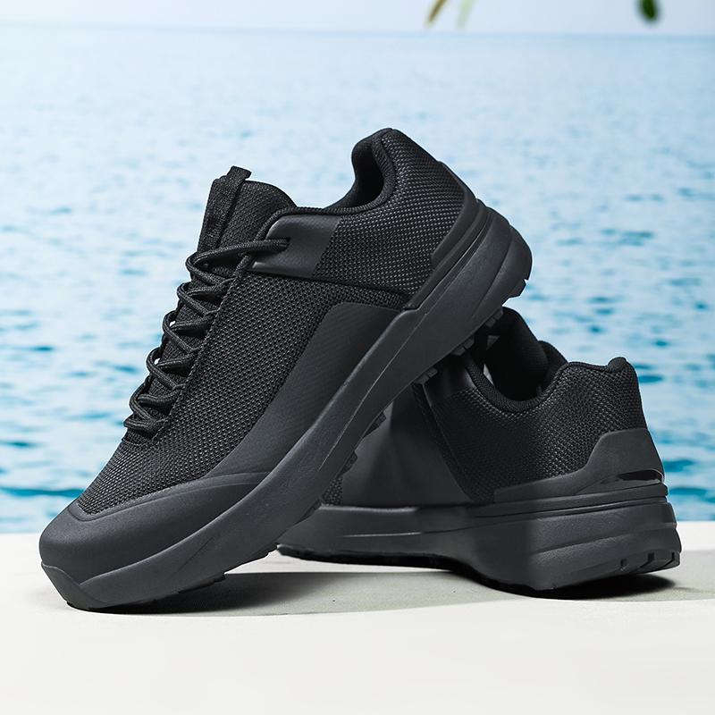 Fashion Lightweight Comfortable Sneakers for Men Non-Slip Casual Sports Shoes Lace-Up Running Shoes Men's Breathable Mesh Walking Shoes