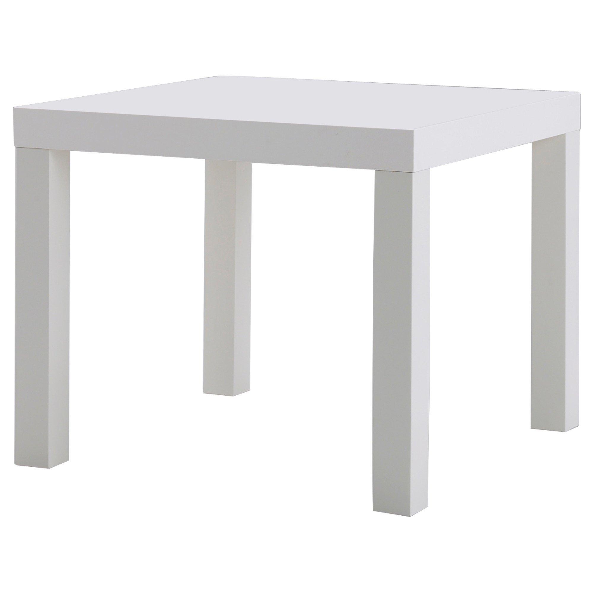 IKEA LACK Белый 00193664 Приставной белый столик,