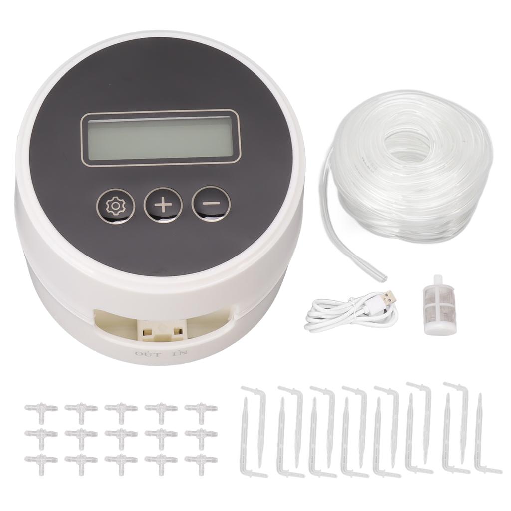 Czarny Timer Wewnętrzny Automatyczny System Nawadniania Urządzenie Automatyczne Nawadnianie Dozownik Wody do Roślin Doniczkowych