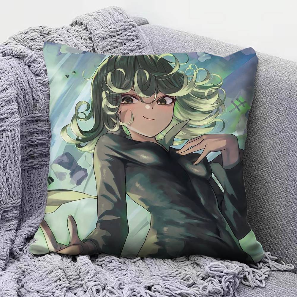 One Punch Man Tatsumaki Manga Home Sofa Cushion Covers and Aecorative Custom Pillow Covers