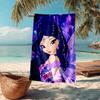 Ultra-Soft Beach Towel with Winx Club Theme,Ideal for Pool - Camping, Diving - Perfect Travel Essential, Vibrant Beach Towel.