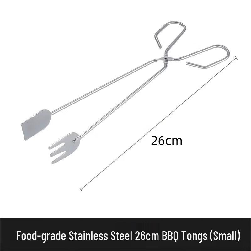 ZISIZ Stainless Steel Heavy-Duty BBQ Tongs