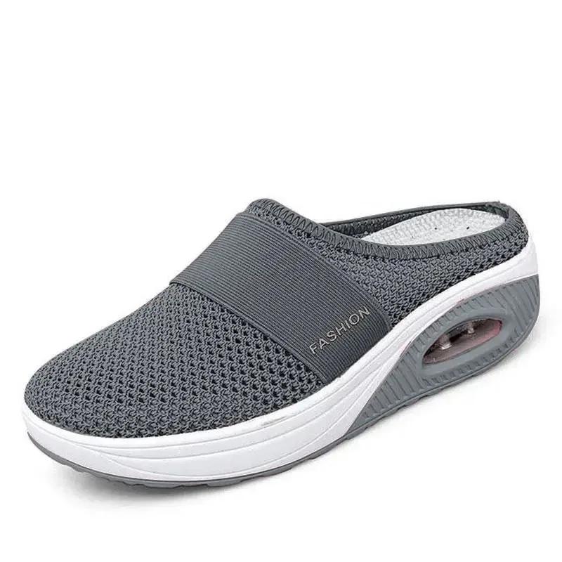 Plus Size 43 Dámské Pantofle na klín Air Platforma Prvotřídní Pantofle Vintage Protiskluzové Ležérní Žena Retro boty Dámské sandály