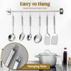25Pcs Cooking Utensils Set, Stainless Steel Kitchen Utensils Set with Holder, Heat Resistant Metal Spatula Set Utensils Set for Cooking with Turners,