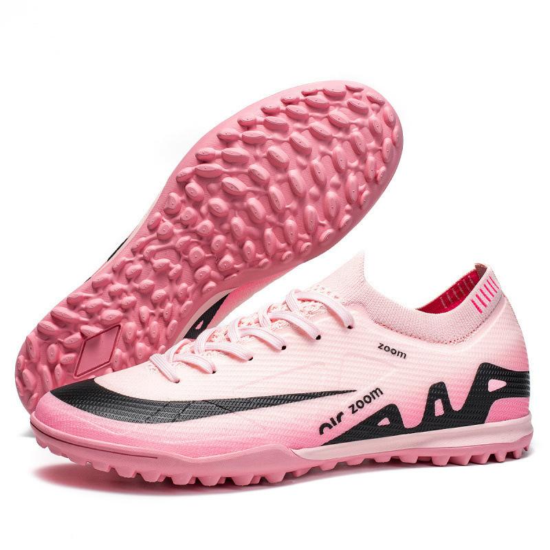 2025 new seamless fly-woven European Cup low-top football shoes, youth AG spike training sports shoes