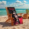 Personalized customized proof beach towel with The Weeknd pattern - soft, absorbent,quick-drying,perfect swimming,camping&bathing