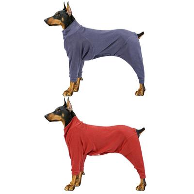 Hund Vinterkappa Fleece Pullover Pyjamas Husdjur Vindtät Varm Kallväder Jacka Mysig Liten Stor Hund Jumpsuit Kläder Kläder