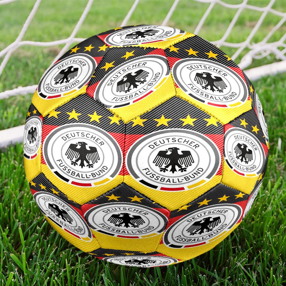 Germany Football Emblem Printed Size 5 Soccer Balls, High-Quality, Anti-Slip, Protective Football, A Unique Gift , Birthdays, Christmas Gifts