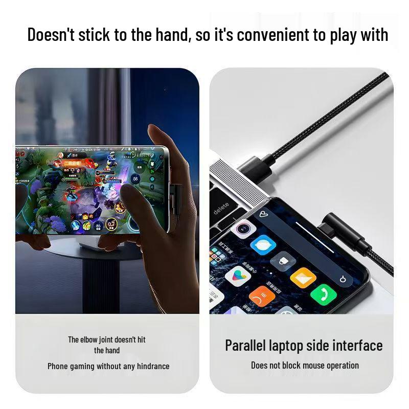 120W Ultra-Fast Charging Cable for Huawei, Honor, Vivo, Oppo, Android, Apple - Type-C Compatible