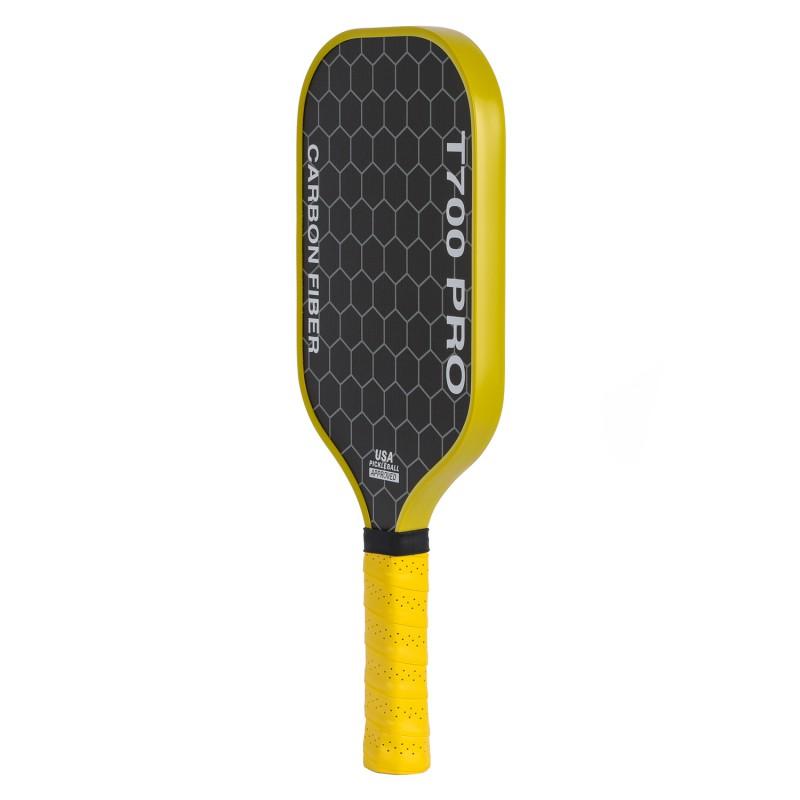 Professional Carbon Fiber Pickleball Paddle With Matte Finish T700 Weave 16mm Core Tournament Training