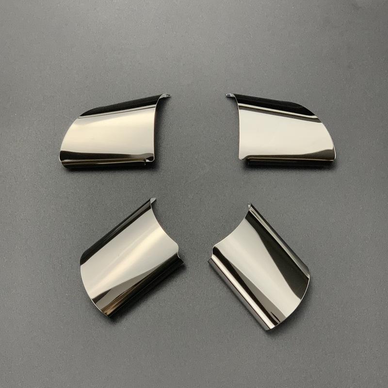 4pcs Steering Wheel Decoration Cover Trim Car Stickers For Ford Focus 2 MK2 2005-2011/KUGA 08-12/ C-MAX 2007-10 Auto Accessories