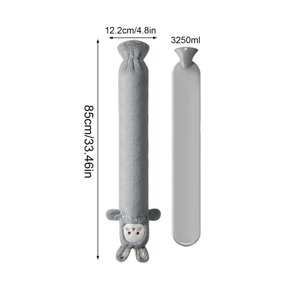 Hot Water Bottle Rabbit Cold Warmer Long Hot Water Pouch With Cover For Neck Shoulder Abdomen Hand Legs Legs Women Men Kids