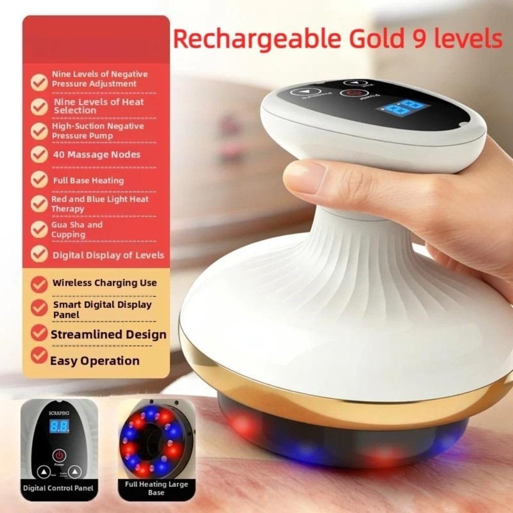 Universal Electric Massage Meridian Brush Body Dredging Abdominal and Back Massager  Relaxation Use