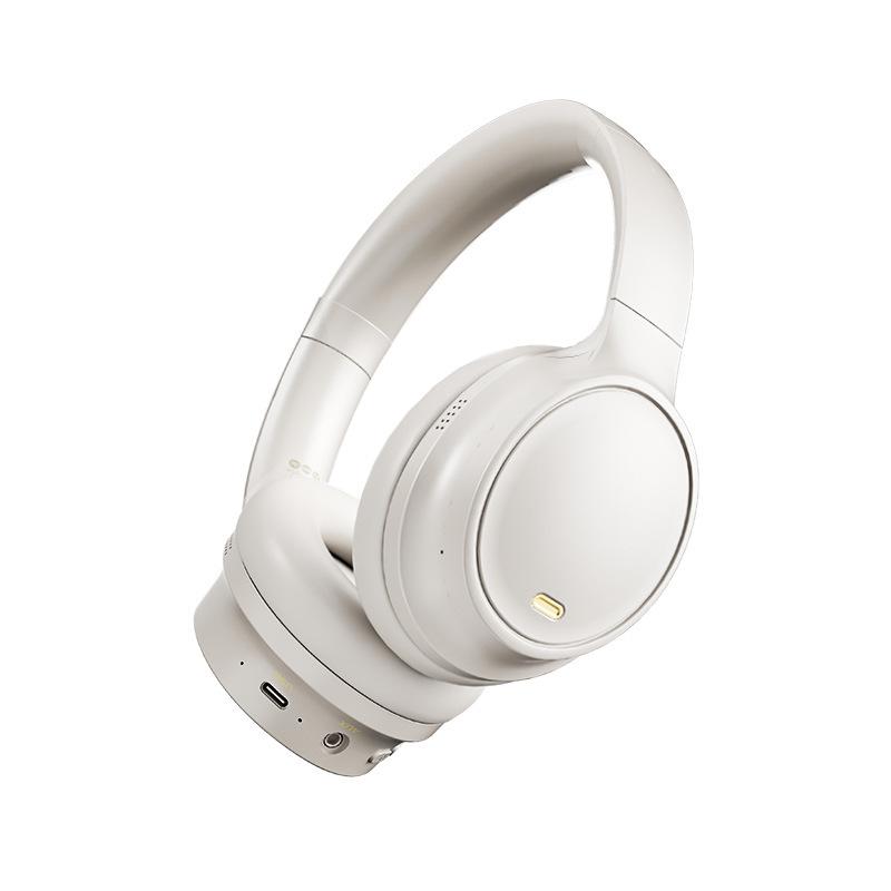 ANC Over-Ear Wireless Noise-Canceling Headphones with Long Battery Life and Heavy Bass - Minimalist Full-Ear National Tide Style.