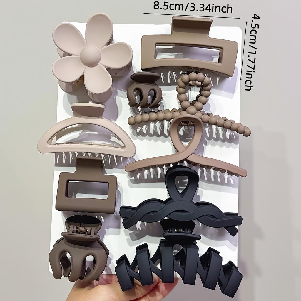 10pcs of versatile hair accessory styling clips, suitable for girls' daily outfits, parties, beach trips, or as a beautiful gift
