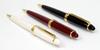 Made In Japan Sliding Cap Ballpoint Pen and Mechanical Pencil Set Premium Neo-600 Retro-Style (Red, Boxed) K7-600W-1-R