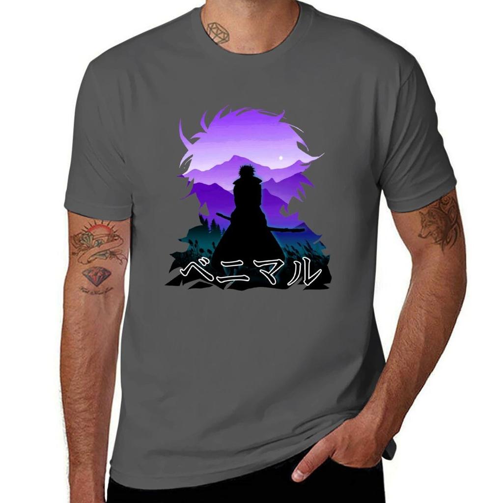 benimaru silhouette TShirt Casual Daily Wear Short Sleeve Top