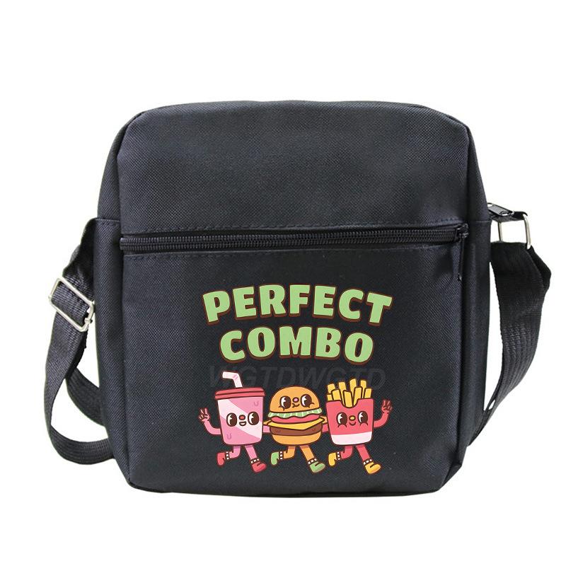 New student fashion shoulder bag personalized printing children's portable multifunctional messenger bag