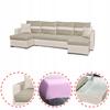 Figo BIG Corner Sofa Bed with Sleeping Function Family Meble Beige Beige