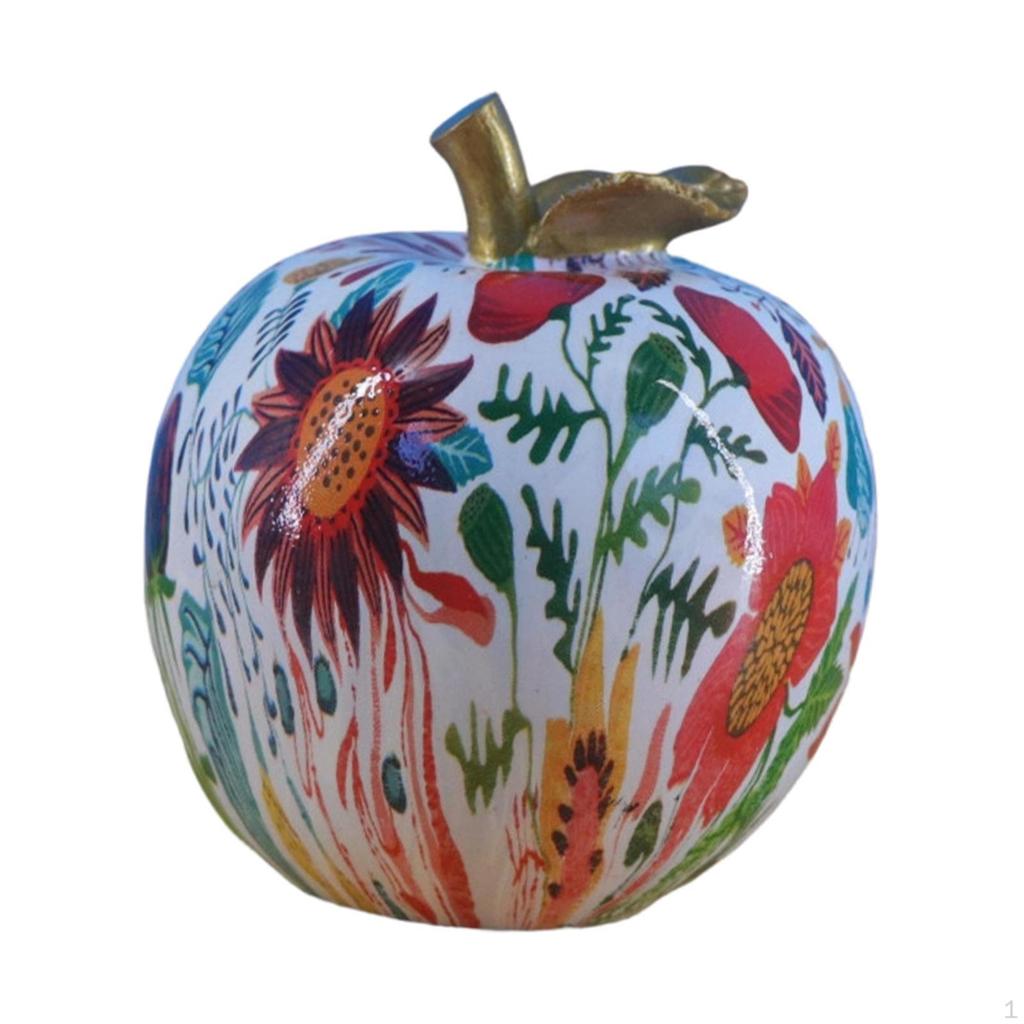Appelbeeldje, Artistische Vruchtsculptuur, Modern Decoratief Ornament Gemaakt van Hars, Creatief,