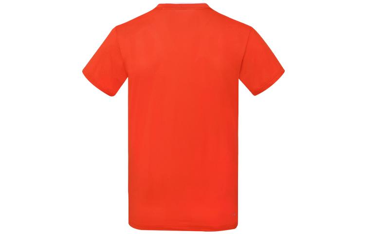 Li Ning Table Tennis Clothing Men's Spicy Orange V Neck Moderate AAYS017-2