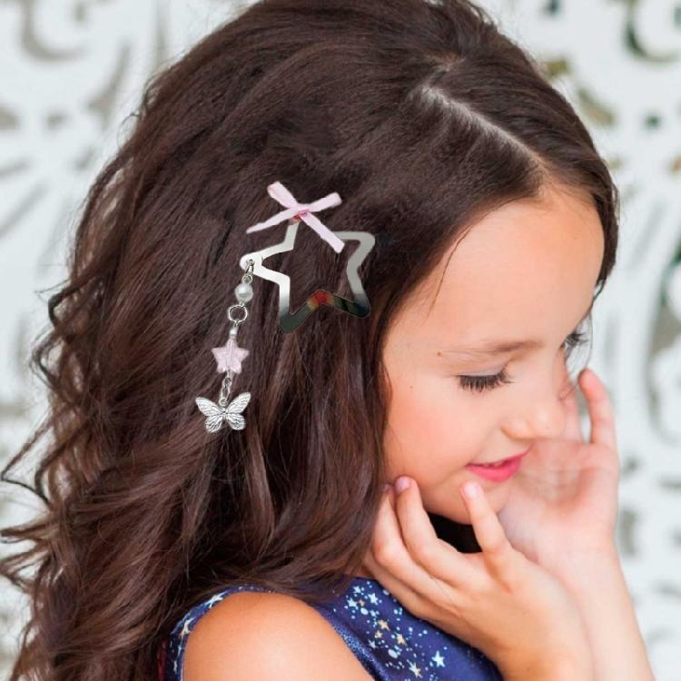 Elegant Butterfly Bows Clip with Fringed Detailing for Unique Style Hairpins