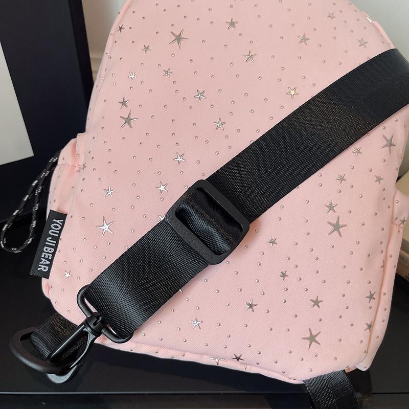 Zaino Stampa Stelle da Donna Grande Capacità Zaino da Pendolare Zaino con Coulisse