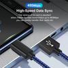 2.4A Type C Data Cable Fast Charging Cord Nylon Braided USB C Charger Wire for 16 15 Pro Max Smasung Huawei Line