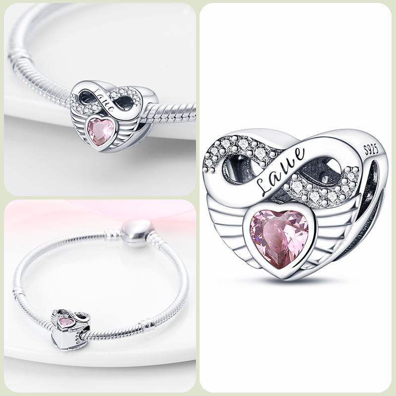 Modne koraliki zawieszki S925 ze srebra próby 925 w stylu klasycznym i romantycznym z motywem żółwia lotosu, odpowiednie do oryginalnej bransoletki DIY na prezent