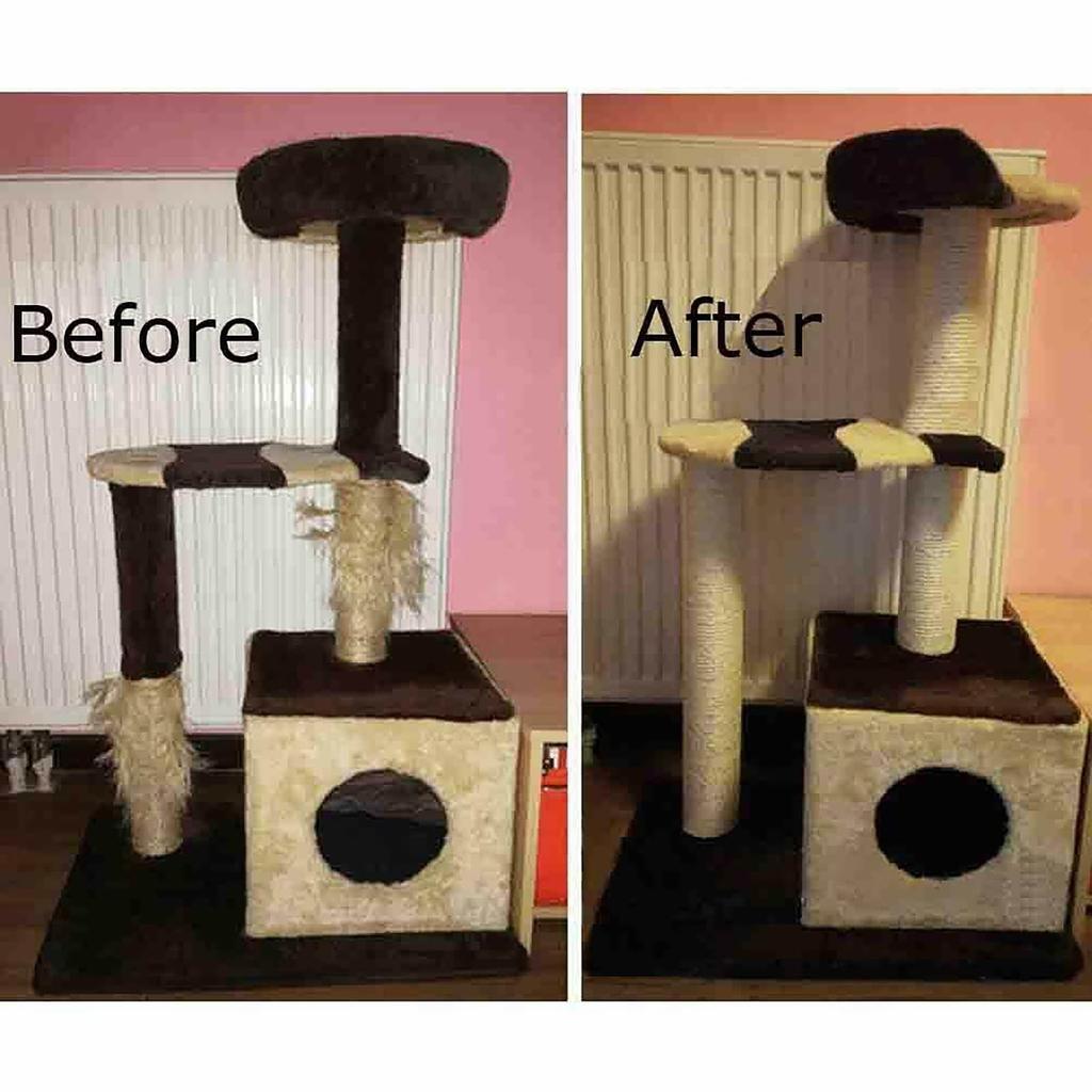 cat scratching post twine