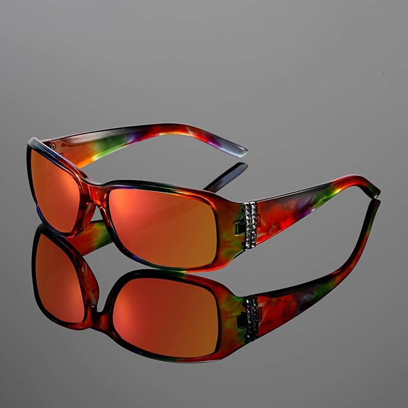 Y2k Sunglasses with Rhinestones Women  New Fashion Mirror Outdoor Shades Trendy Brand Design Casual Decor Sun Glasses