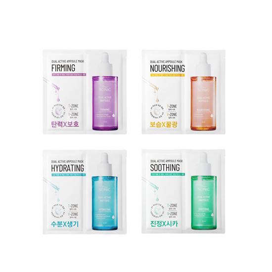 

SCINIC Двойная активная ампульная маска (16мл+16мл)*10 шт.