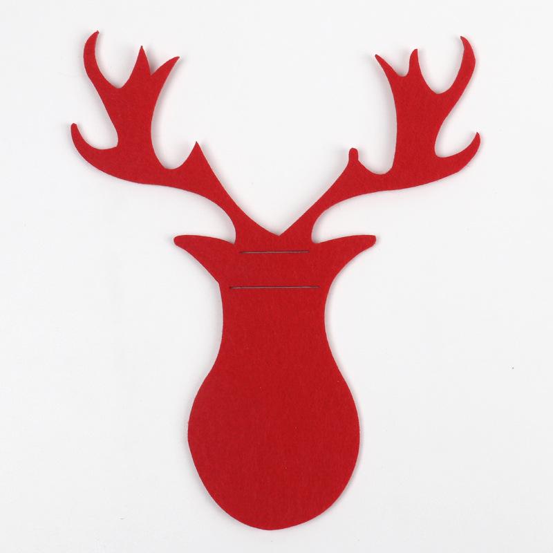 Kalligraphie Pinsel Filz Weihnachtsbaum Besteck Deko Set