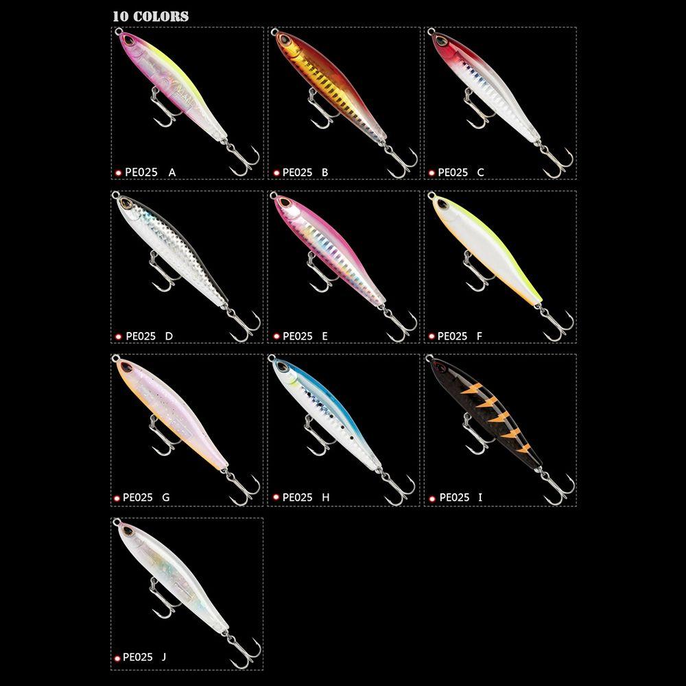 Outdoor Useful Tackle Fish Hooks Winter Fishing Minnow Lures Pencil Sinking Minnow Baits