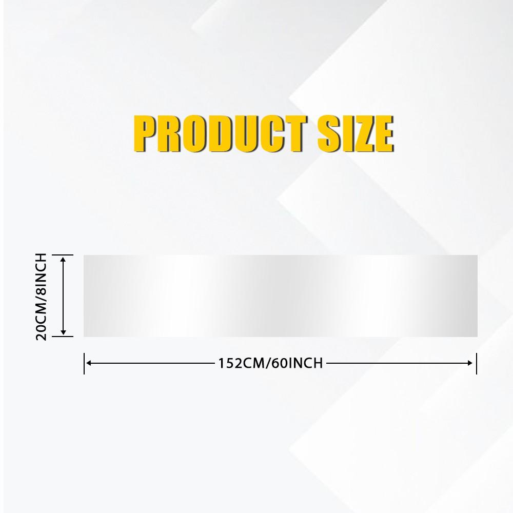 1Pcs Front Car Windshield Sun Visor Vinyl Decal Strip Film Banner Blank Sticker 60*8inch White Black Red Matte Black Accessories