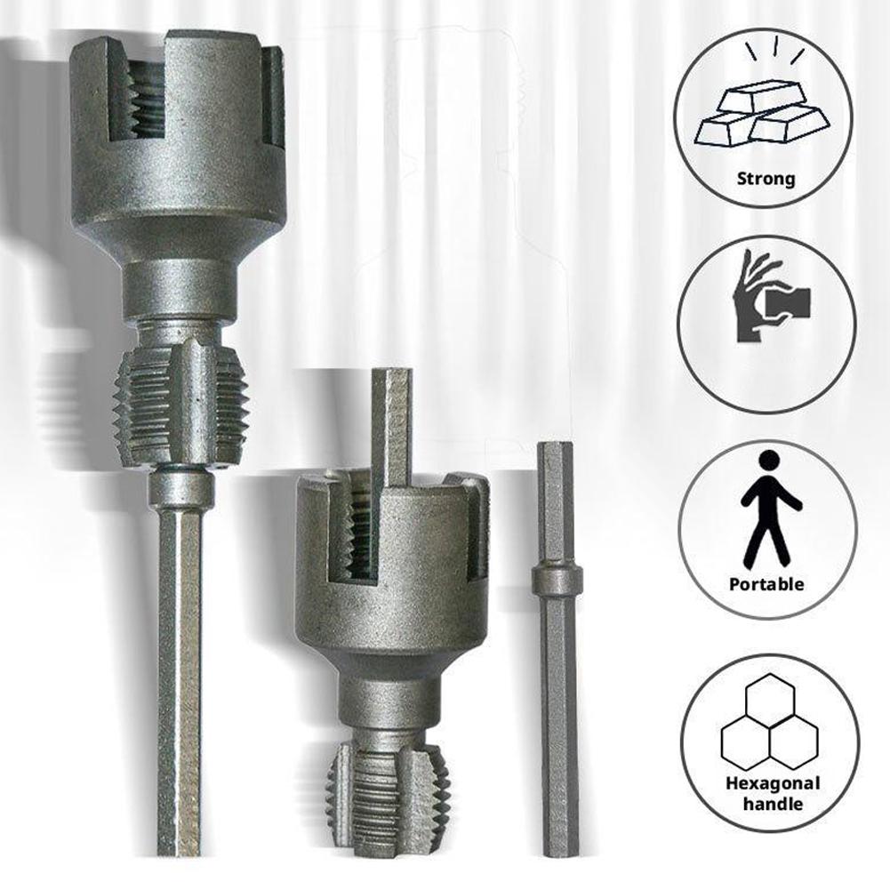 Instrument de tăiere a filetului pentru țevi, mașină de găurit electrică integrată pentru filetarea țevilor interioare și exterioare L0F8