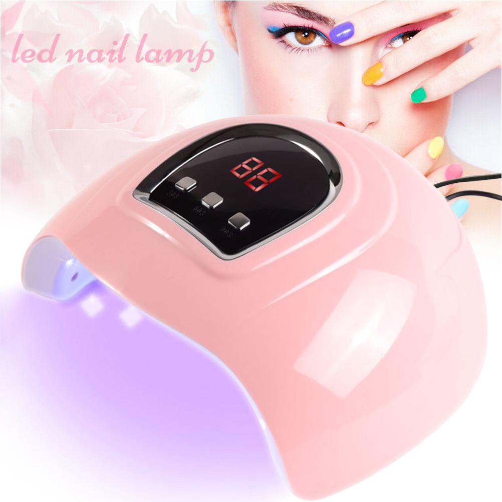 54W LED Nail Lamp UV Nail Dryers Phototherapy Nail Machine with Timer Nail Dryer Lamp