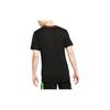 Nike T Shirts Men's Black Crew Neck Moderate Straight Fit BV5599-010