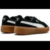 Puma Women Black Low Top Platform Sneakers Split Leather 363559-02