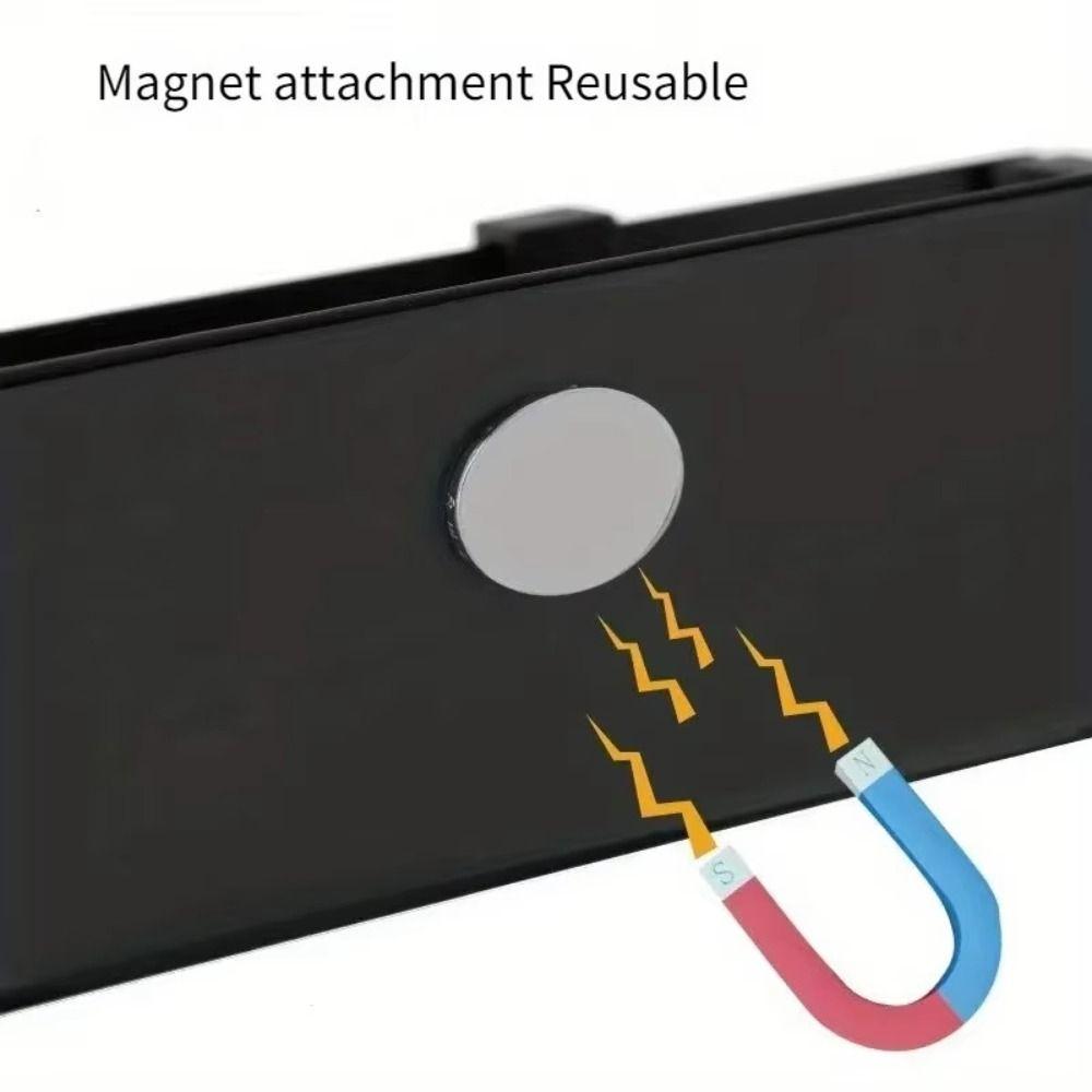 Space Saving Magnetic Hanging Rack with Hooks Hanging Washer Organizer Magnetic Rustproof Magnetic Shelf Washing Machine